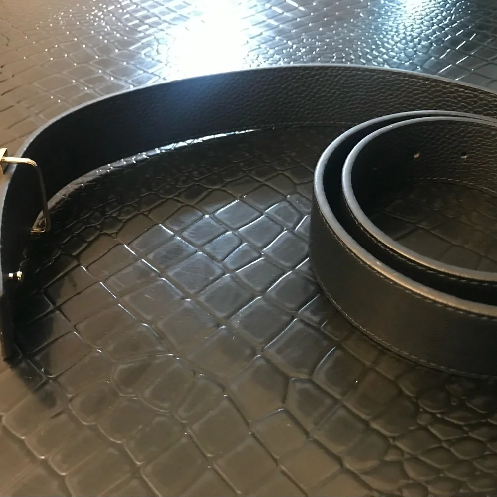 Designer Fashion Belt for men Buckle Gold